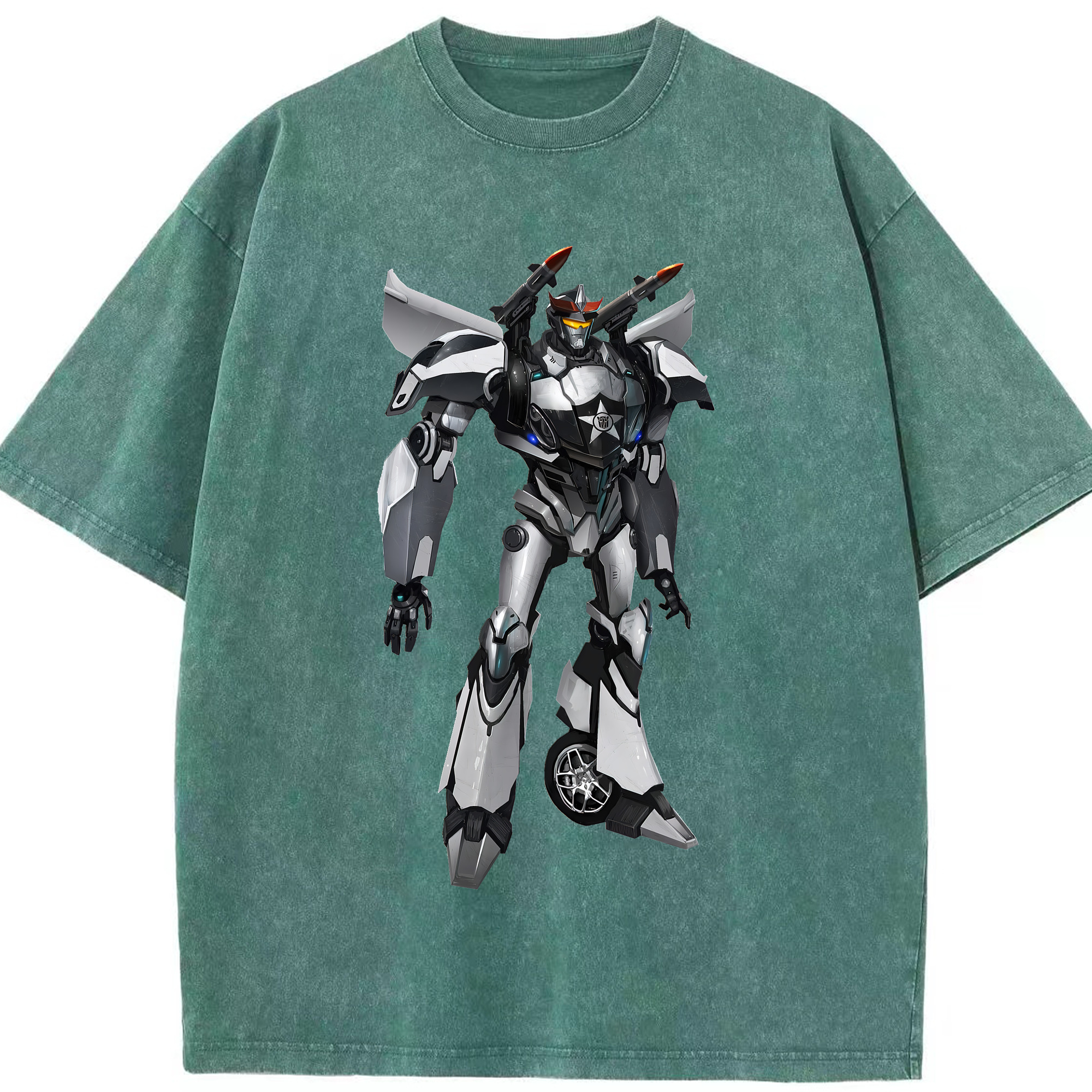 （画像用） Transformers トランスフォーマー 綿100% ヴィンテージ風 半袖Tシャツ（フロントプリント）